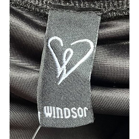 NWT Windsor Womens Bodysuit Size L Rhinestone Long Sleeve Sparkle Embellished - Picture 10 of 12